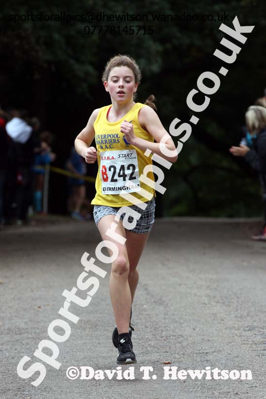 Girls under-15s ERRA Road Relays, Sutton Coldifield, Birmingham. Photo: David T. Hewitson/Sports for All Pics